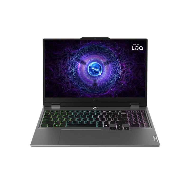 Picture of Lenovo LOQ - Intel Core i5-12450HX 15.6" (39.6cm) 83GS00LHIN Gaming Laptop (12GB/ 512GB SSD/ Full HD Display/ NVIDIA GeForce RTX 2050 4GB/ E-shutter/ IPS 300nits Anti-Glare/ 100% sRGB/ 144Hz/ Office 2024/ 1 Year Warranty/ Luna Grey/ 2.38 Kg)